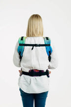 LennyUpGrade PRO Carrier, jacquard weave 100% cotton - RAINBOW LOTUS - Woven Baby Standard   lenny_upgrade_pro    #