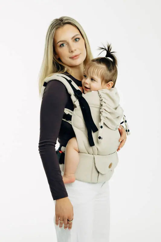 LennyUpGrade PRO Carrier, broken-twill weave (58% cotton, 42% bamboo viscose) - TRACK - Woven Baby Size - Standard   lenny_upgrade_pro    #