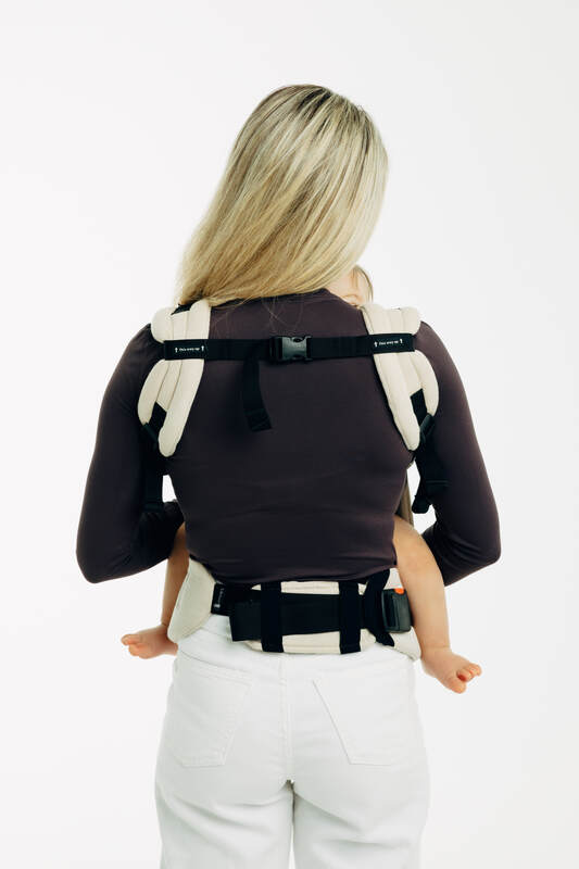 LennyUpGrade PRO Carrier, broken-twill weave (58% cotton, 42% bamboo viscose) - TRACK (grade B) - Woven Baby Size - Standard   lenny_upgrade_pro    #