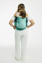LennyPreschool Carrier, broken - twill weave 100% cotton - MATCHA - Woven Baby Preschool   lenny_preschool    #