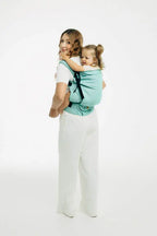 LennyPreschool Carrier, broken - twill weave 100% cotton - MATCHA - Woven Baby Preschool   lenny_preschool    #