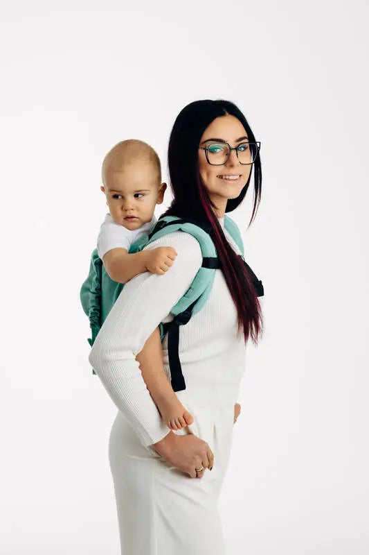 Lenny Buckle Onbuhimo PRO baby carrier, broken-twill weave (100% cotton) - MATCHA - Woven Baby Size - Standard-Size - Toddler   buckle_onbu_pro_carriers    #