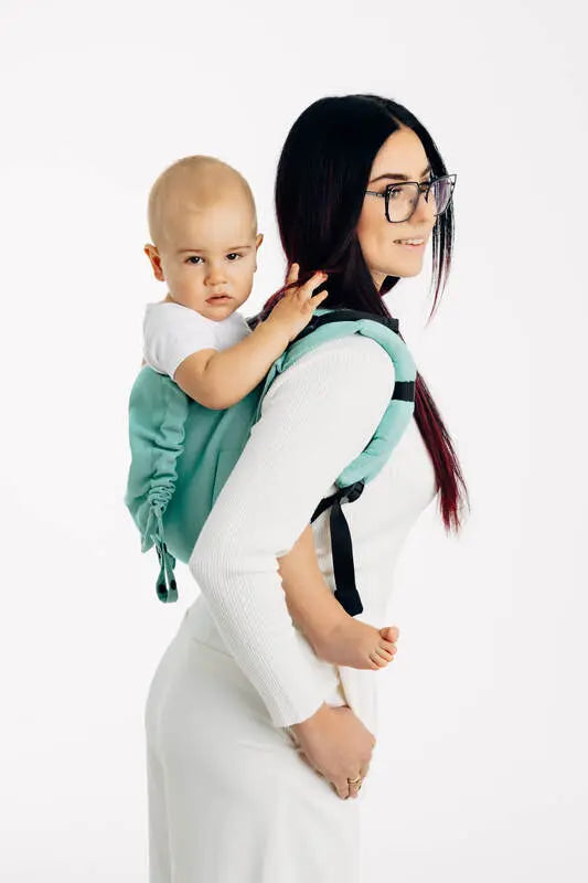 Lenny Buckle Onbuhimo PRO baby carrier, broken-twill weave (100% cotton) - MATCHA - Woven Baby Size - Standard-Size - Toddler   buckle_onbu_pro_carriers    #