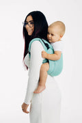 Lenny Buckle Onbuhimo PRO baby carrier, broken-twill weave (100% cotton) - MATCHA