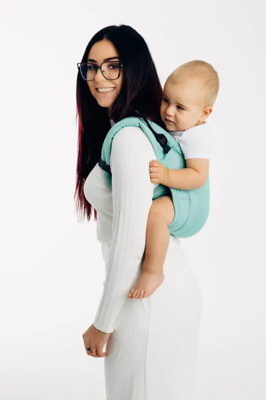 Lenny Buckle Onbuhimo PRO baby carrier, broken-twill weave (100% cotton) - MATCHA - Woven Baby Standard   buckle_onbu_pro_carriers    #