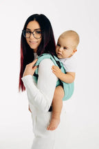Lenny Buckle Onbuhimo PRO baby carrier, broken-twill weave (100% cotton) - MATCHA - Woven Baby Standard   buckle_onbu_pro_carriers    #