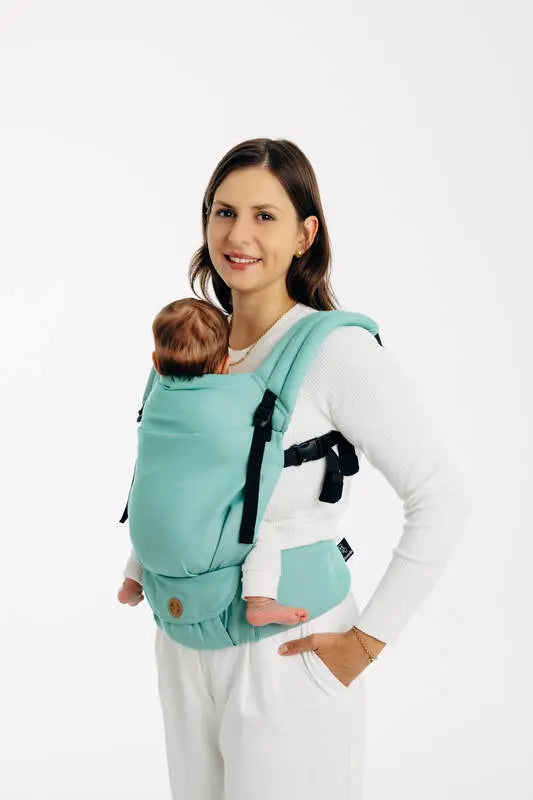 LennyLight Carrier, broken-twill weave 100% cotton - MATCHA - Woven Baby Standard   lenny_light    #