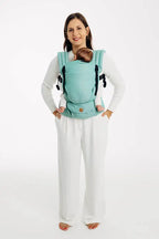 LennyLight Carrier, broken-twill weave 100% cotton - MATCHA - Woven Baby Standard   lenny_light    #