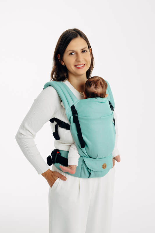 LennyLight Carrier, broken-twill weave 100% cotton - MATCHA