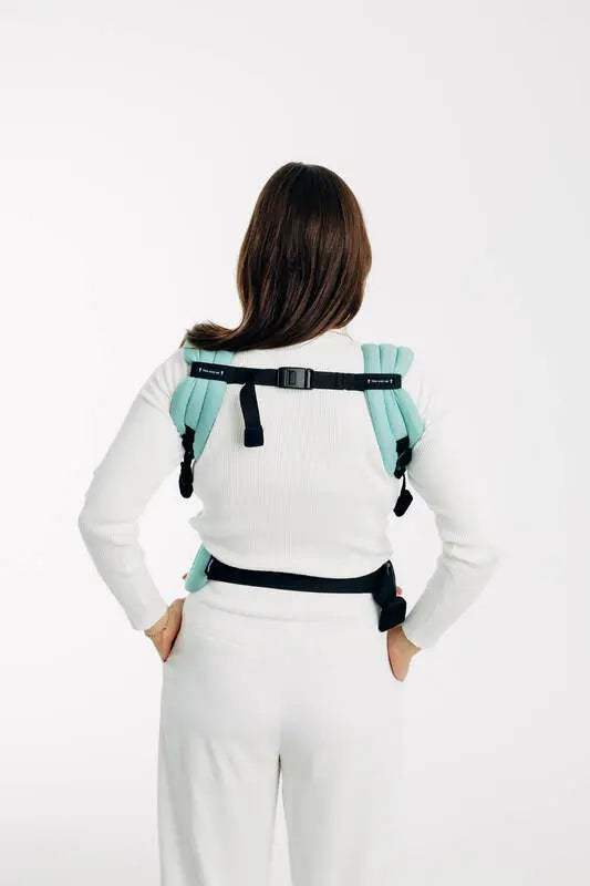 LennyLight Carrier, broken-twill weave 100% cotton - MATCHA - Woven Baby Standard   lenny_light    #