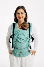 LennyUpGrade PRO Carrier, broken-twill weave 100% cotton - MATCHA (grade B) - Woven Baby Size - Standard   lenny_upgrade_pro    #