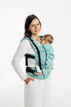LennyUpGrade PRO Carrier, broken-twill weave 100% cotton - MATCHA (grade B) - Woven Baby Standard   lenny_upgrade_pro    #