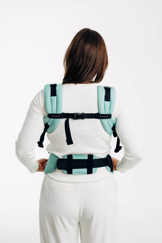 LennyUpGrade PRO Carrier, broken-twill weave 100% cotton - MATCHA (grade B) - Woven Baby Size - Standard   lenny_upgrade_pro    #