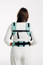 LennyUpGrade PRO Carrier, broken-twill weave 100% cotton - MATCHA (grade B) - Woven Baby Standard   lenny_upgrade_pro    #