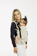 LennyUpGrade PRO Carrier, broken-twill weave (58% cotton, 42% bamboo viscose) - TRACK (grade B) - Woven Baby Size - Standard   lenny_upgrade_pro    #