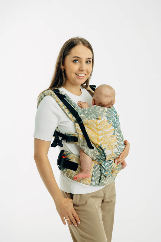 LennyUpGrade PRO Carrier, jacquard weave 100% cotton - RAINFOREST - SELVA