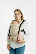 LennyUpGrade PRO Carrier, jacquard weave, 50% cotton, 50% bamboo viscose - INFINITY - GOLDEN HOUR