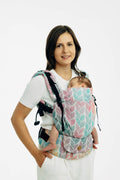LennyUpGrade PRO Carrier, jacquard weave 100% cotton - TANGLED - PLAIT - Woven Baby Size - Standard   lenny_upgrade_pro    #
