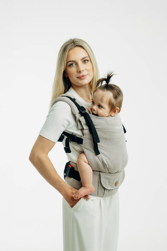 LennyUpGrade PRO Carrier, broken-twill weave 100% cotton - PEANUT BUTTER