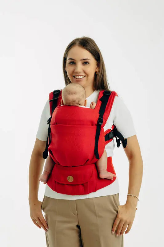 My First Baby Carrier - LennyUpGrade Carrier PRO, herringbone weave 100% cotton - LITTLE HERRINGBONE SEDONA - Woven Baby Standard   lenny_upgrade_pro    #