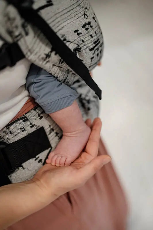 LennyLight Carrier, jacquard weave 100% cotton - MELODY - POLONAISE - Woven Baby Standard   lenny_light    #
