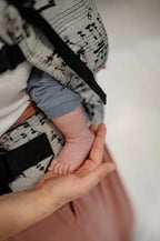 LennyLight Carrier, jacquard weave 100% cotton - MELODY - POLONAISE - Woven Baby Standard   lenny_light    #