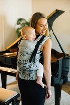 LennyUpGrade PRO Carrier, jacquard weave 100% cotton - MELODY - POLONAISE - Woven Baby Standard   lenny_upgrade_pro    #