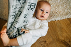 Baby Wrap, Jacquard Weave (100% cotton) - MELODY - POLONAISE - Woven Baby XS - 4   long_woven_wraps    #