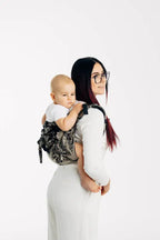 Lenny Buckle Onbuhimo PRO baby carrier, jacquard weave (65% cotton 35% silkk) - QUEEN OF THE NIGHT - PAMINA - Woven Baby Toddler   buckle_onbu_pro_carriers    #