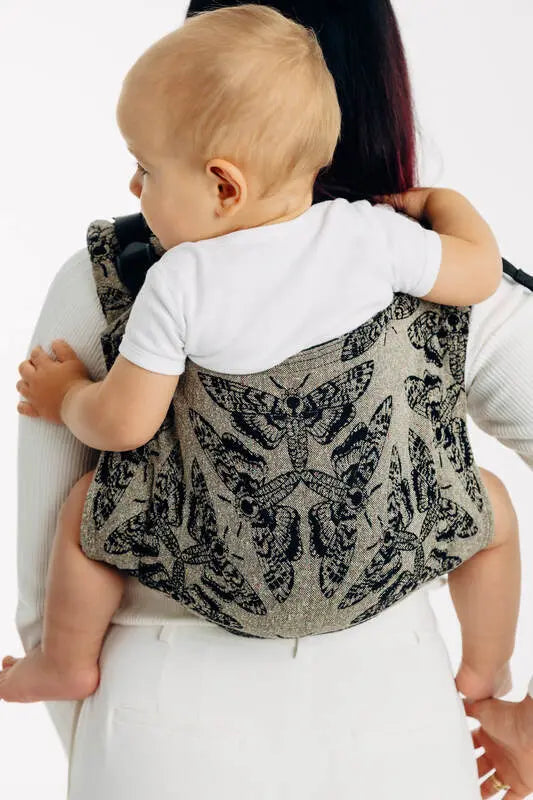 Lenny Buckle Onbuhimo PRO baby carrier, jacquard weave (65% cotton 35% silkk) - QUEEN OF THE NIGHT - PAMINA - Woven Baby Size - Toddler   buckle_onbu_pro_carriers    #