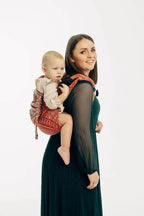 Lenny Buckle Onbuhimo PRO baby carrier, jacquard weave (100% cotton) - PEACOCK'S TAIL - HOLIDAY - Woven Baby Standard   buckle_onbu_pro_carriers    #