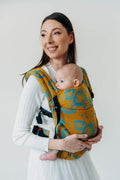 LennyLight Carrier, jacquard weave 100% cotton - RETRO'N'ROSES - ROSARIUM