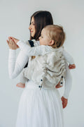 Lenny Buckle Onbuhimo PRO baby carrier, jacquard weave (50% cotton, 25% hemp, 25% lyocell) - VIRIDIFLORA - CONNECT