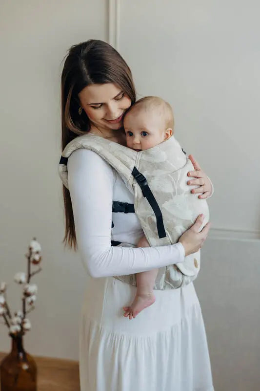 LennyLight Carrier, jacquard weave (50% cotton, 25% hemp, 25% lyocell) - VIRIDIFLORA - CONNECT - Woven Baby Standard   lenny_light    #