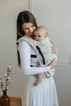 LennyLight Carrier, jacquard weave (50% cotton, 25% hemp, 25% lyocell) - VIRIDIFLORA - CONNECT - Woven Baby Standard   lenny_light    #