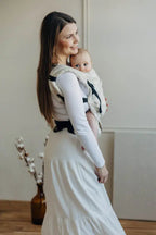 LennyLight Carrier, jacquard weave (50% cotton, 25% hemp, 25% lyocell) - VIRIDIFLORA - CONNECT - Woven Baby Standard   lenny_light    #