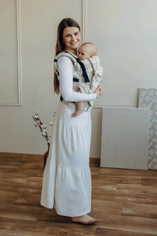 LennyUpGrade PRO Carrier, jacquard weave (50% cotton, 25% hemp, 25% lyocell) - VIRIDIFLORA - CONNECT - Woven Baby Standard   lenny_upgrade_pro    #