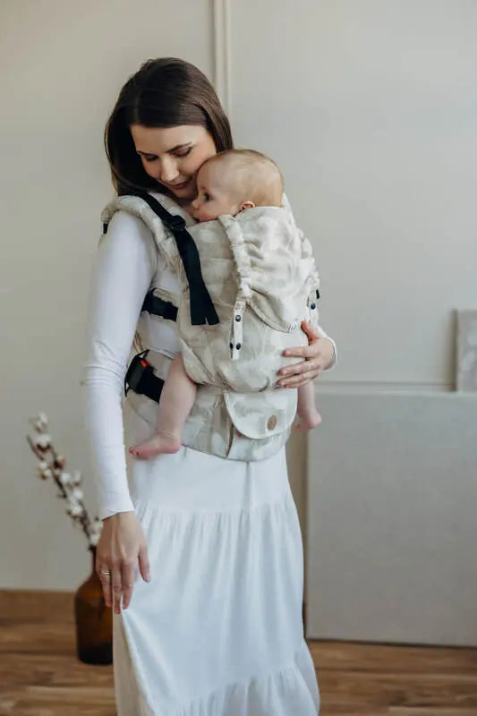 LennyUpGrade PRO Carrier, jacquard weave (50% cotton, 25% hemp, 25% lyocell) - VIRIDIFLORA - CONNECT - Woven Baby Standard   lenny_upgrade_pro    #