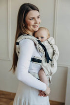 LennyUpGrade PRO Carrier, jacquard weave (50% cotton, 25% hemp, 25% lyocell) - VIRIDIFLORA - CONNECT - Woven Baby Standard   lenny_upgrade_pro    #