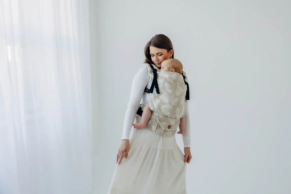 LennyUpGrade PRO Carrier, jacquard weave (50% cotton, 25% hemp, 25% lyocell) - VIRIDIFLORA - CONNECT - Woven Baby Standard   lenny_upgrade_pro    #
