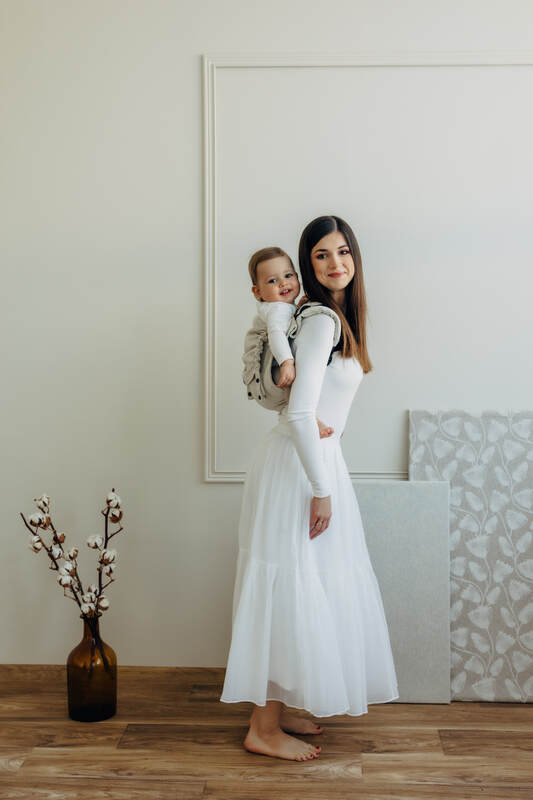 Lenny Buckle Onbuhimo PRO baby carrier, broken-twill weave (50% cotton, 25% hemp, 25% lyocell) - AIRY (grade B) - Woven Baby Size - Standard   buckle_onbu_pro_carriers    #