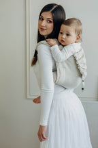 Lenny Buckle Onbuhimo PRO baby carrier, broken-twill weave (50% cotton, 25% hemp, 25% lyocell) - AIRY (grade B) - Woven Baby Size - Standard   buckle_onbu_pro_carriers    #