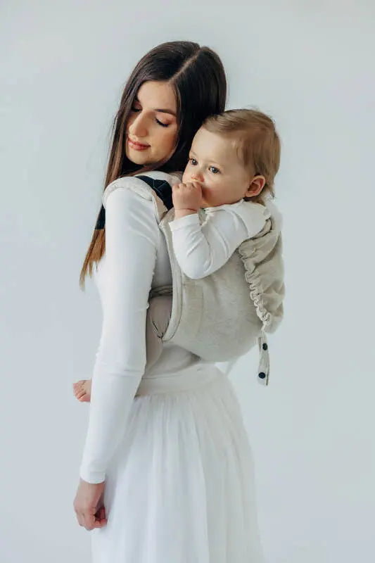 Lenny Buckle Onbuhimo PRO baby carrier, broken-twill weave (50% cotton, 25% hemp, 25% lyocell) - AIRY - Woven Baby Size - Standard-Size - Toddler   buckle_onbu_pro_carriers    #