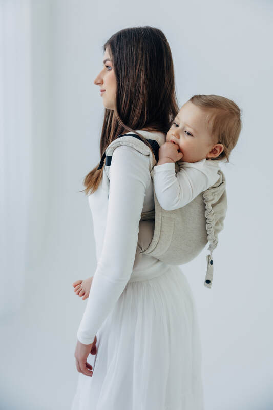 Lenny Buckle Onbuhimo PRO baby carrier, broken-twill weave (50% cotton, 25% hemp, 25% lyocell) - AIRY (grade B) - Woven Baby Size - Standard   buckle_onbu_pro_carriers    #