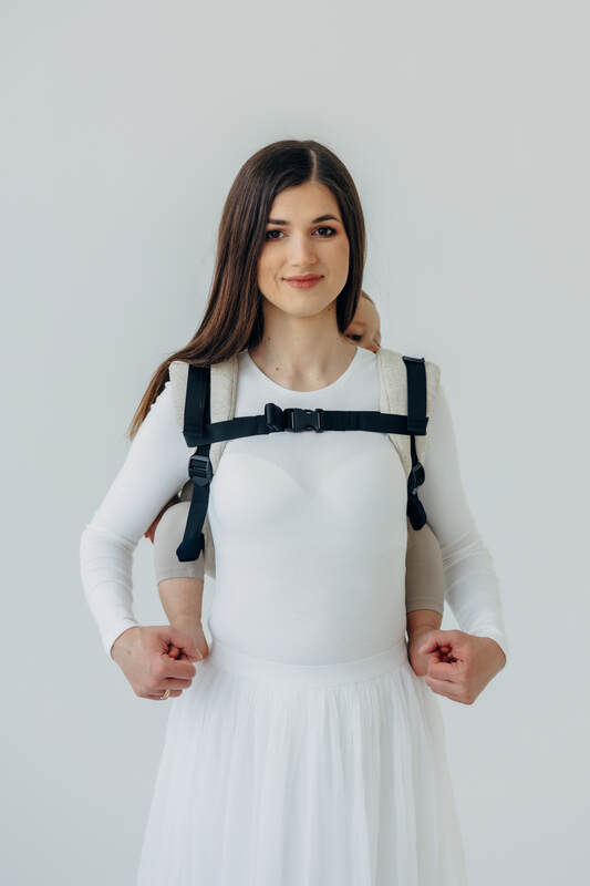 Lenny Buckle Onbuhimo PRO baby carrier, broken-twill weave (50% cotton, 25% hemp, 25% lyocell) - AIRY (grade B) - Woven Baby Size - Standard   buckle_onbu_pro_carriers    #