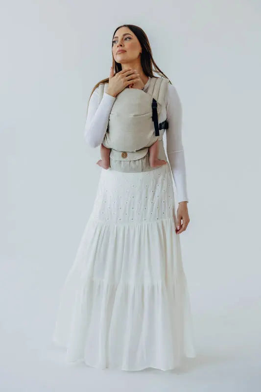 LennyLight Carrier, broken-twill weave (50% cotton, 25% hemp, 25% lyocell) - AIRY - Woven Baby Standard   lenny_light    #