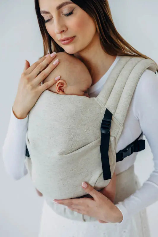 LennyLight Carrier, broken-twill weave (50% cotton, 25% hemp, 25% lyocell) - AIRY - Woven Baby Size - Standard   lenny_light    #