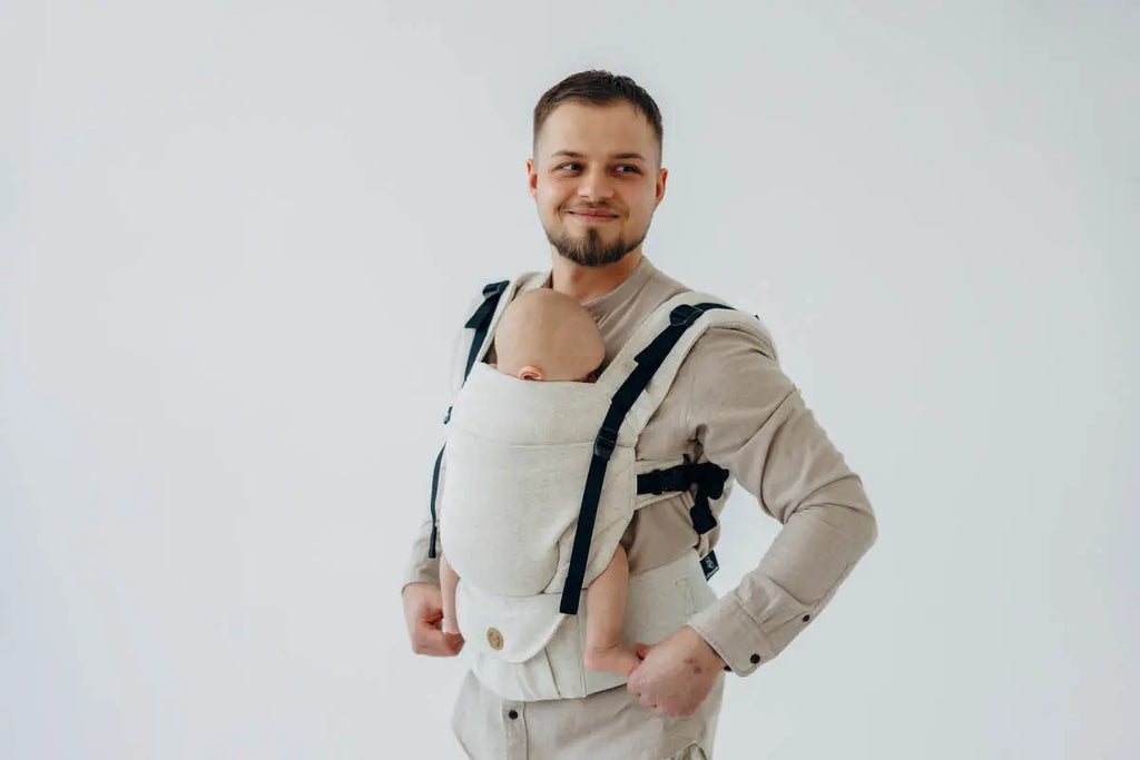 LennyUpGrade PRO Carrier, broken-twill weave (50% cotton, 25% hemp, 25% lyocell) - AIRY - Woven Baby Standard   lenny_upgrade_pro    #