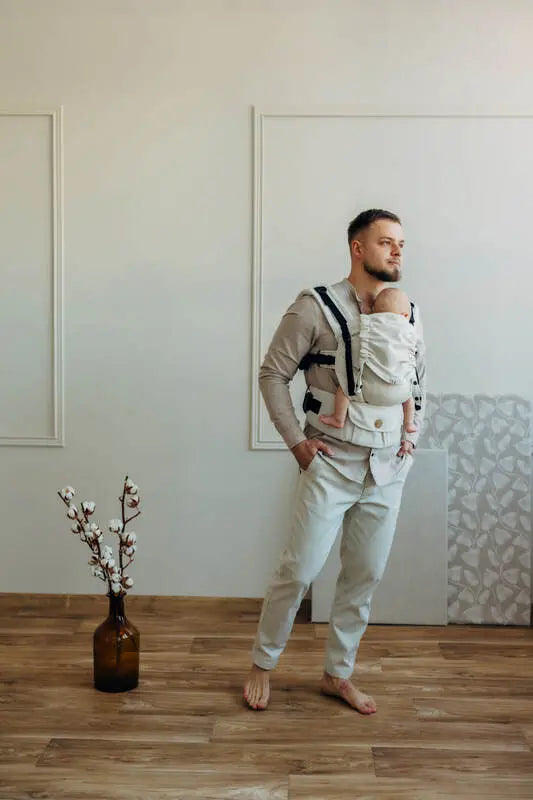 LennyUpGrade PRO Carrier, broken-twill weave (50% cotton, 25% hemp, 25% lyocell) - AIRY - Woven Baby Standard   lenny_upgrade_pro    #