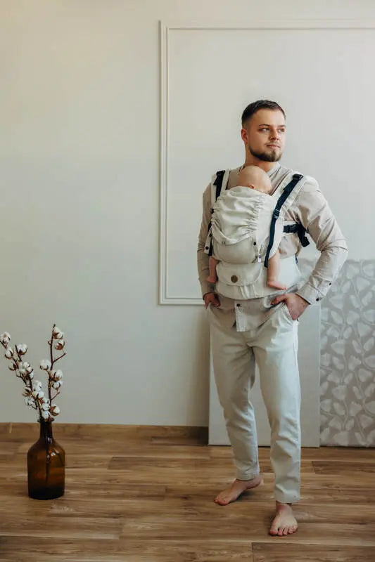 LennyUpGrade PRO Carrier, broken-twill weave (50% cotton, 25% hemp, 25% lyocell) - AIRY - Woven Baby Standard   lenny_upgrade_pro    #
